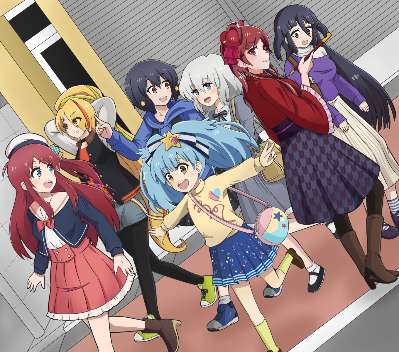 zombieland saga hoshikawa lily konno junko minamoto sakura mizuno 